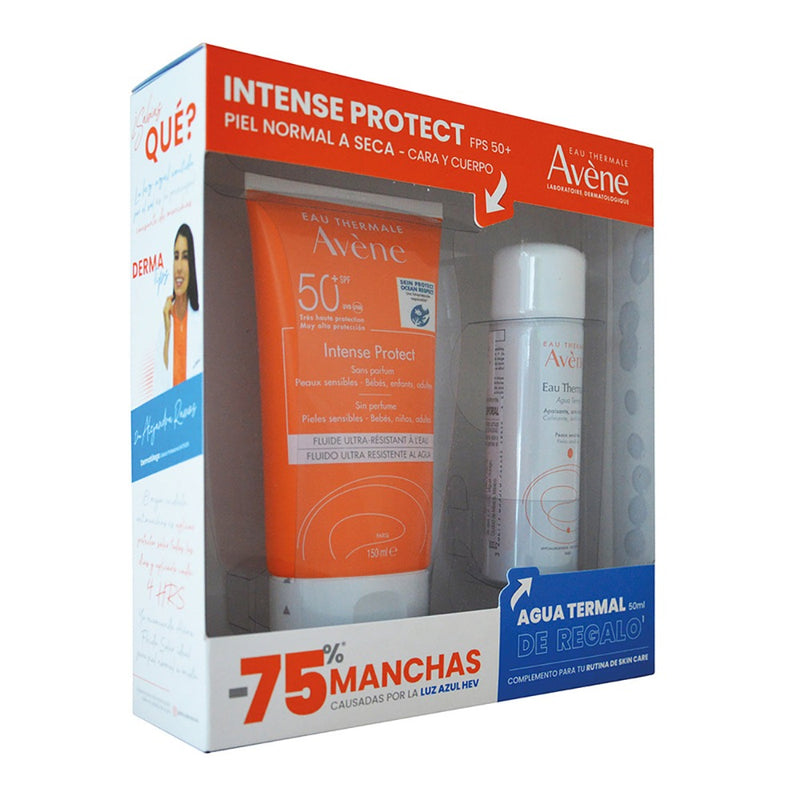 Kit Protector Solar Intense Protect Fps50+ 150ml + Agua Termal 50ml