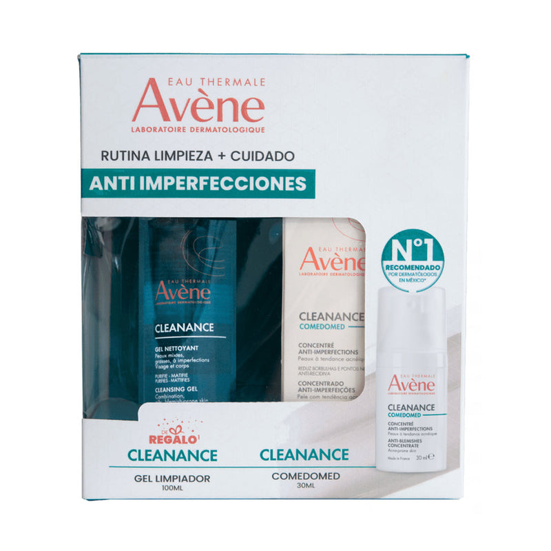 Kit Comedomed Concentrado Anti-Imperfecciones 30ml + Clenance Gel Limpiador Piel Grasa 100ml.