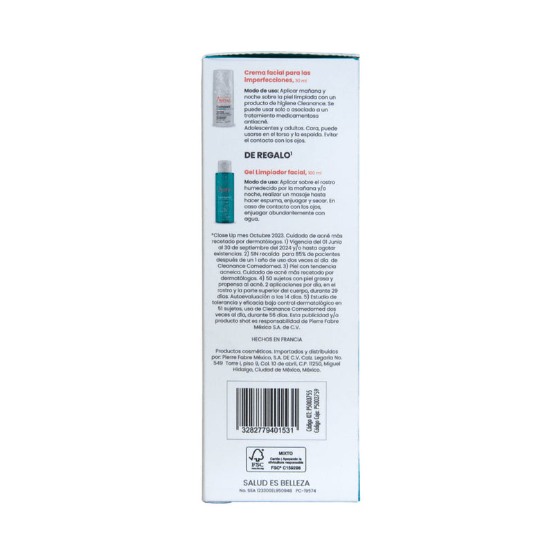 Kit Comedomed Concentrado Anti-Imperfecciones 30ml + Clenance Gel Limpiador Piel Grasa 100ml.