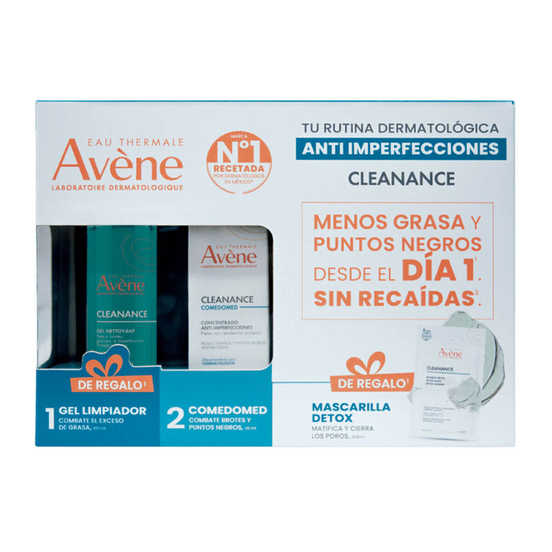 Kit-Cleanance Gel 100ml + Cleanance Comedomed 30ml + Mascarilla Detox 2X6ml