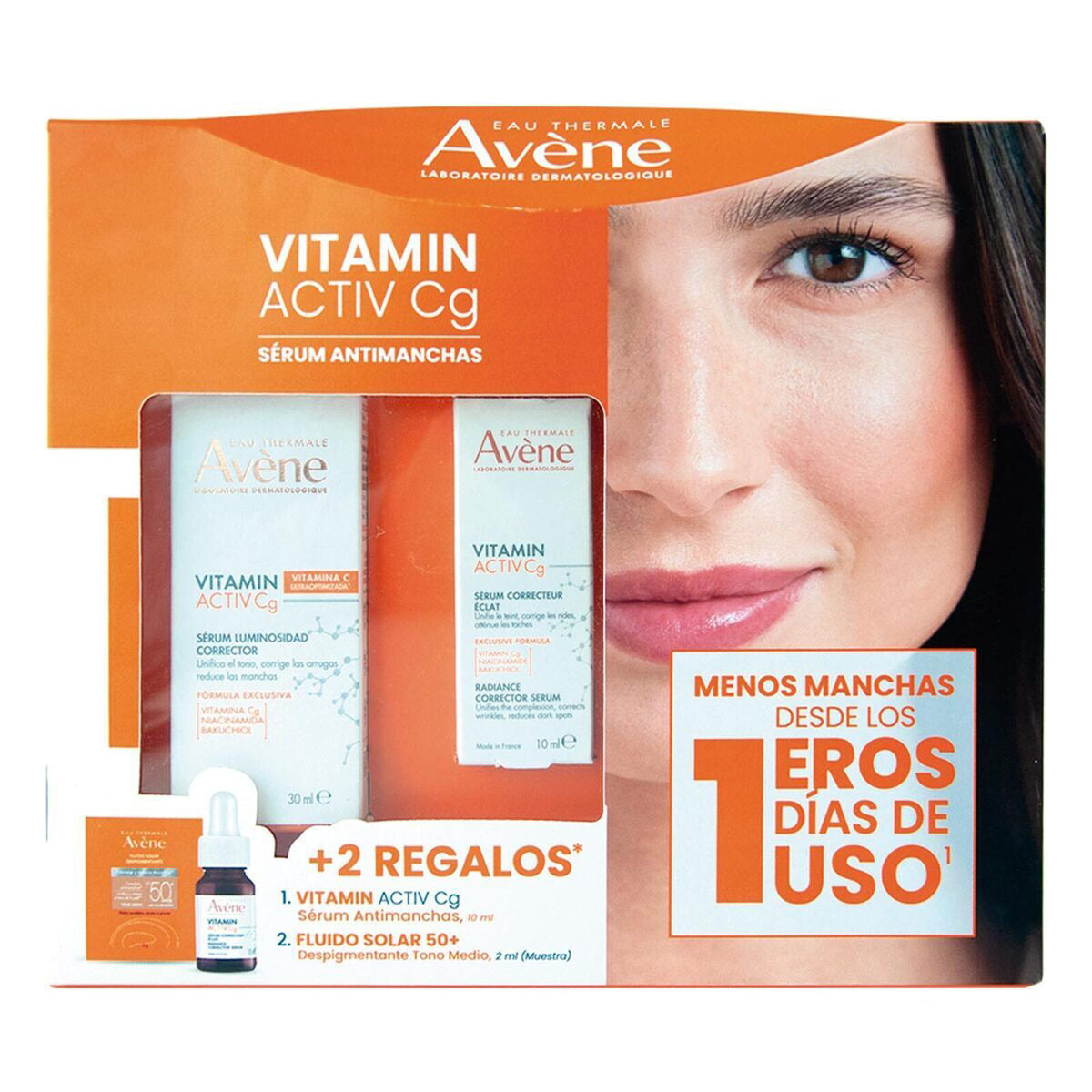 Avène Kit Vitamin Cg Sérum 30ml. + Sérum 10ml. + Fluido Despigmentante 2ml.