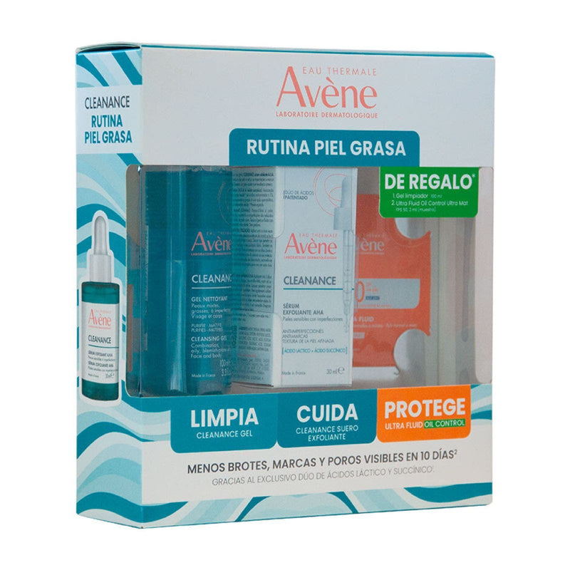 Avene Kit Cleanance Sérum 30ml. + Cleanance Gel 100ml + UltraFluid 2ml.