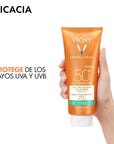 Vichy Capital Soleil Protector Solar Familiar SPF50+ 300ml.