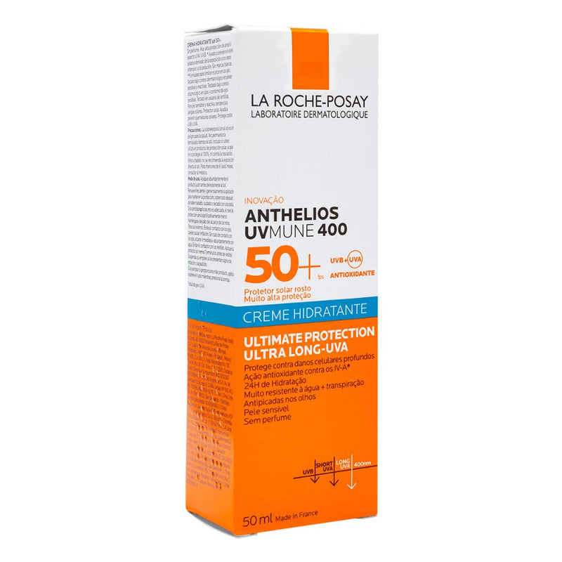 Anthelios Fps50+ Uv Mune 400 Crema Invisible 50ml