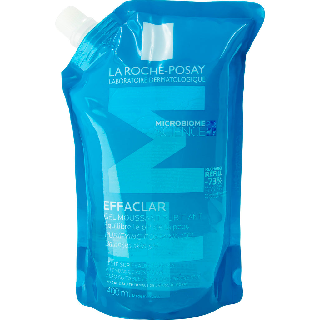 La Roche-Posay Effaclar Gel Purificante Refill Piel Grasa 400ml.