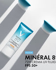 Vichy Mineral 89 Crema UV Hidratante con Protección Solar SPF50+ 50ml.