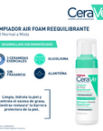 CeraVe Limpiador Air Foam Reequilibrante con Aminoácidos y Ceramidas 148ml.