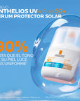 Anthelios UV Air Serum Protector Solar SPF50+ Tono Medio 50ml.