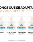 Anthelios UV Air Serum Protector Solar SPF50+ Tono Oscuro 50ml.
