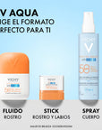 Vichy Capital Soleil UV Aqua SPF 50+ Tono Claro 50 ml