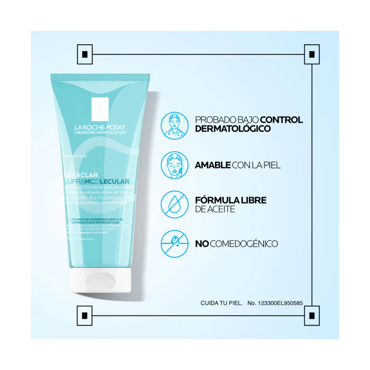 La Roche Posay Effaclar Gel Limpiador Facial 200 ml
