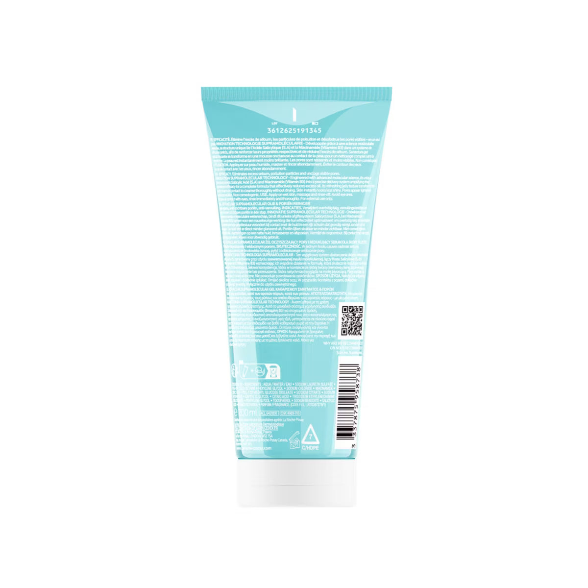 La Roche Posay Effaclar Gel Limpiador Facial 200 ml