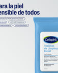 Cetaphil Toallitas Faciales de Limpieza Suave 25 piezas.