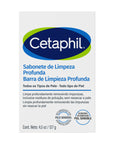 Cetaphil Barra de Limpieza Profunda para Rostro y Cuerpo 127g.