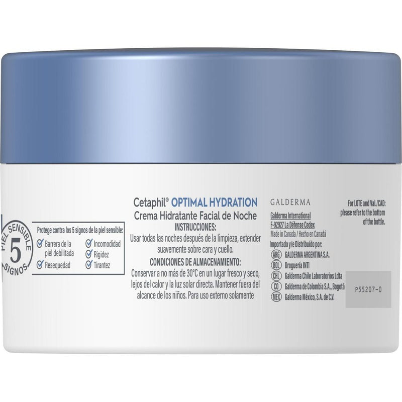 CETAPHIL Optimal Hydration Crema de Noche 48 gr