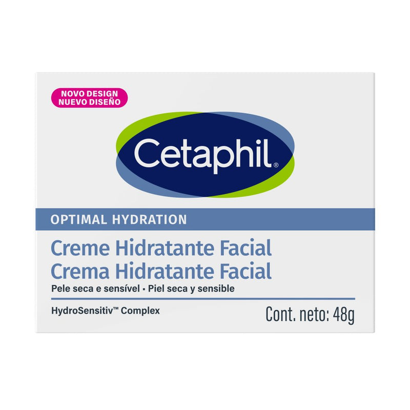 Cetaphil Optimal Hydration Crema Hidratante Facial de Día 48g.