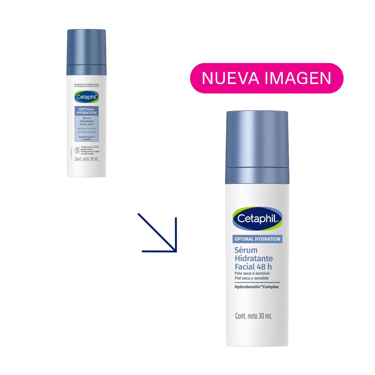 Cetaphil Optimal Hydration Sérum Facial Hidratante 30ml.