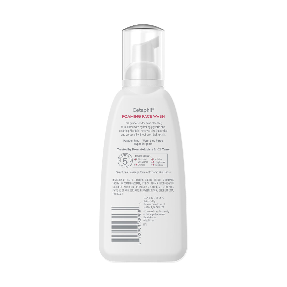 Cetaphil PRO AR Calm Control Espuma de Limpieza 236ml.