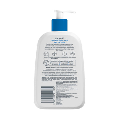 Cetaphil Limpiador Facial Diario Para Piel Grasa 237ml