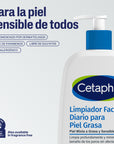 Cetaphil Limpiador Facial Diario para Piel Grasa 237ml.