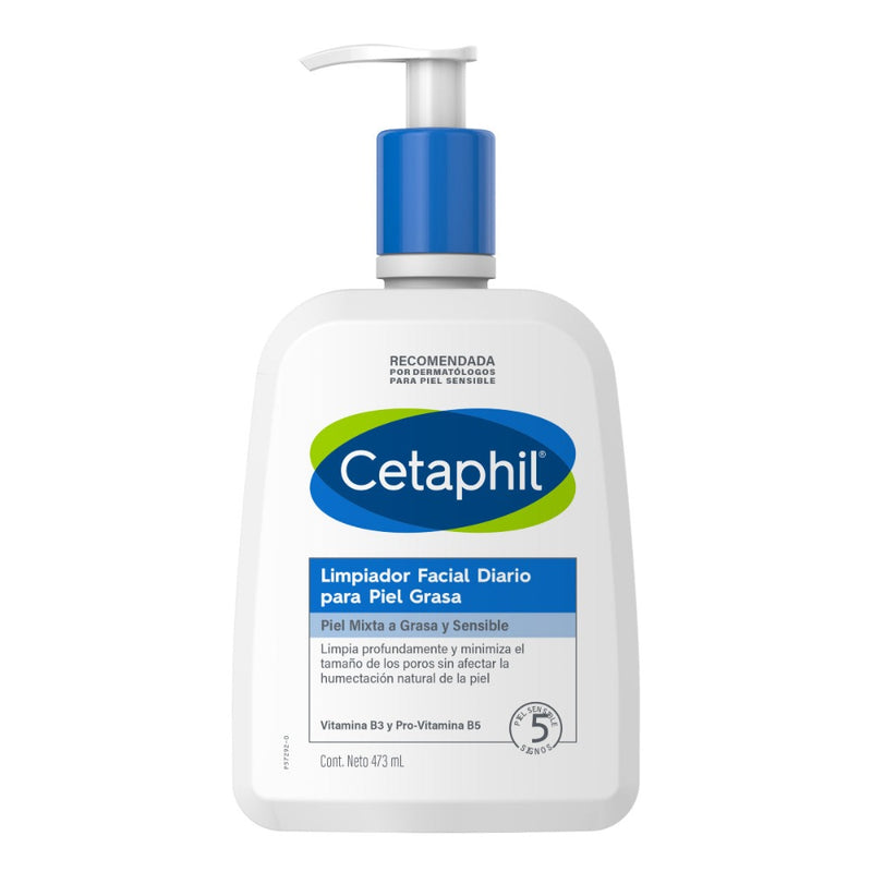 Cetaphil Limpiador Facial Diario Para Piel Grasa 473ml