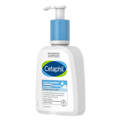 Cetaphil Crema Limpiadora Espumosa Hidratante 237ml