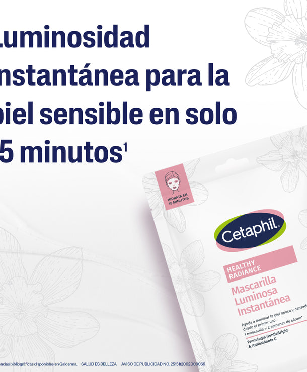 Cetaphil Healthy Radiance Mascarilla Luminosa Instantánea 6u.