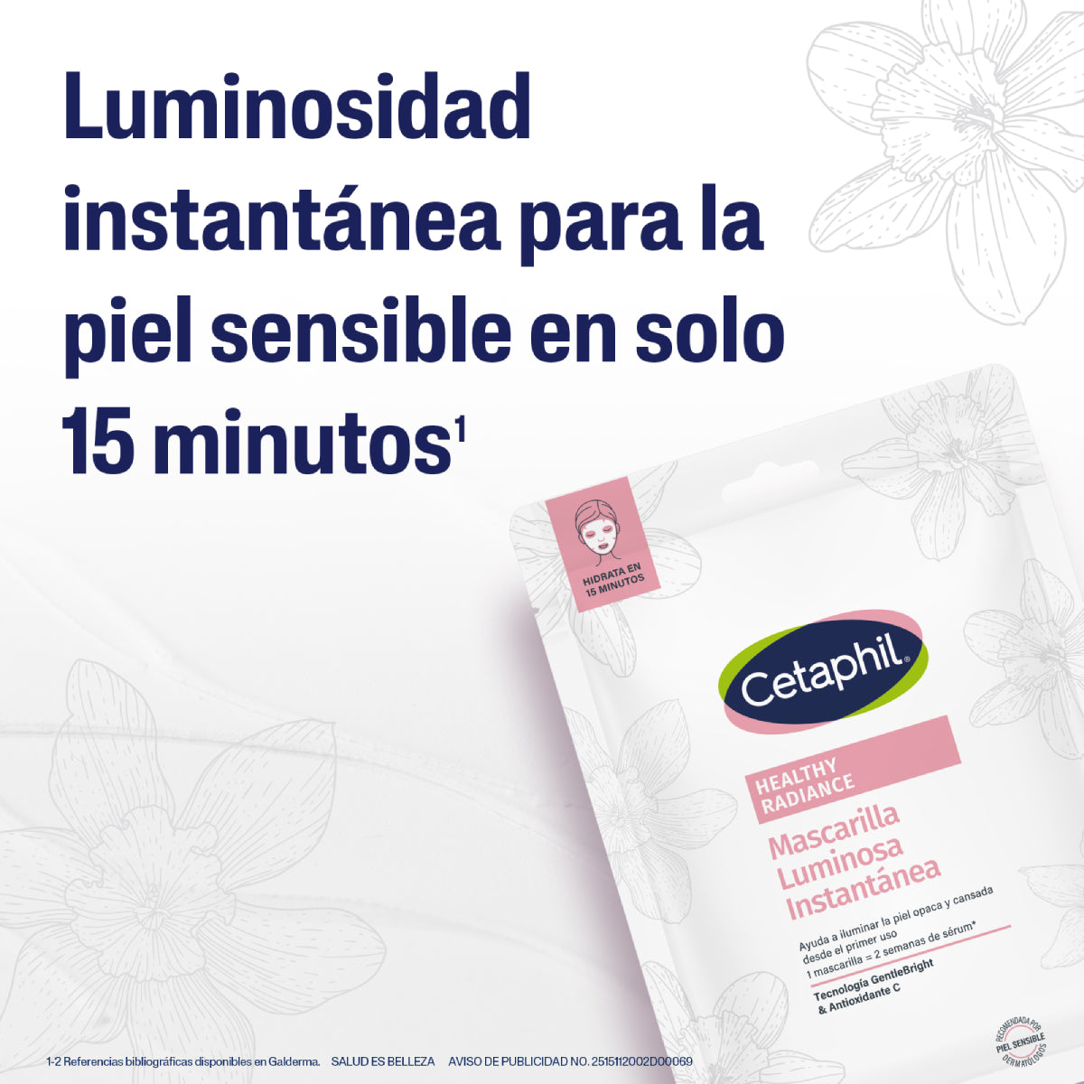 Cetaphil Healthy Radiance Mascarilla Luminosa Instantánea 6u.