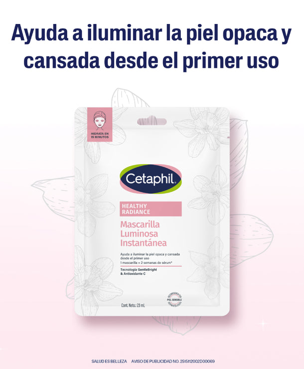 Cetaphil Healthy Radiance Mascarilla Luminosa Instantánea 6u.