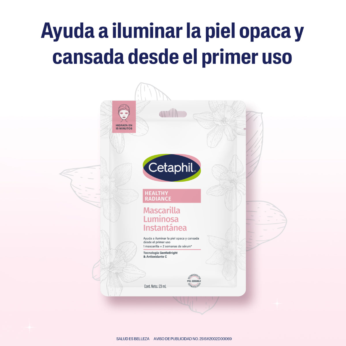 Cetaphil Healthy Radiance Mascarilla Luminosa Instantánea 6u.