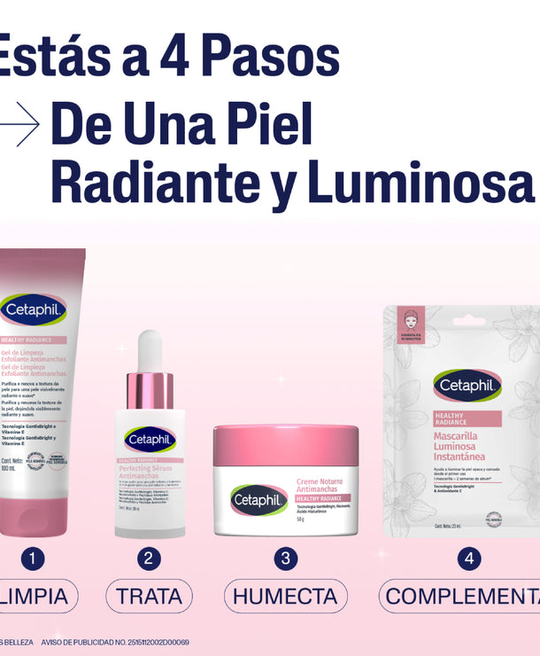 Cetaphil Healthy Radiance Mascarilla Luminosa Instantánea 6u.