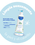 Mustela Gel de Baño Suave Bebé y Niño 500ml.