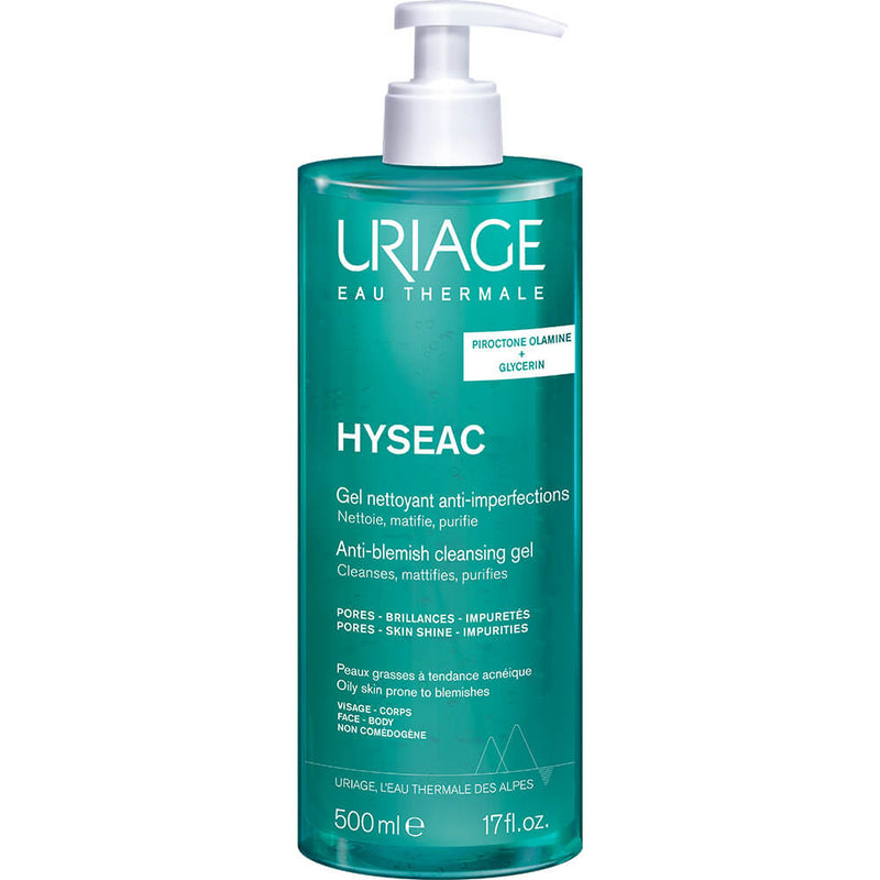 Uriage Hyseac Gel Limpiador Para Piel Mixta A Grasa 500ml