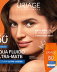 Uriage Bariésun Agua Fluido Ultra Matte Fotoprotector Facial SPF 50+ 50ml.