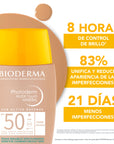 Bioderma Photoderm Nude Touch FPS50+ Color Dorado Protector Solar 40ml.