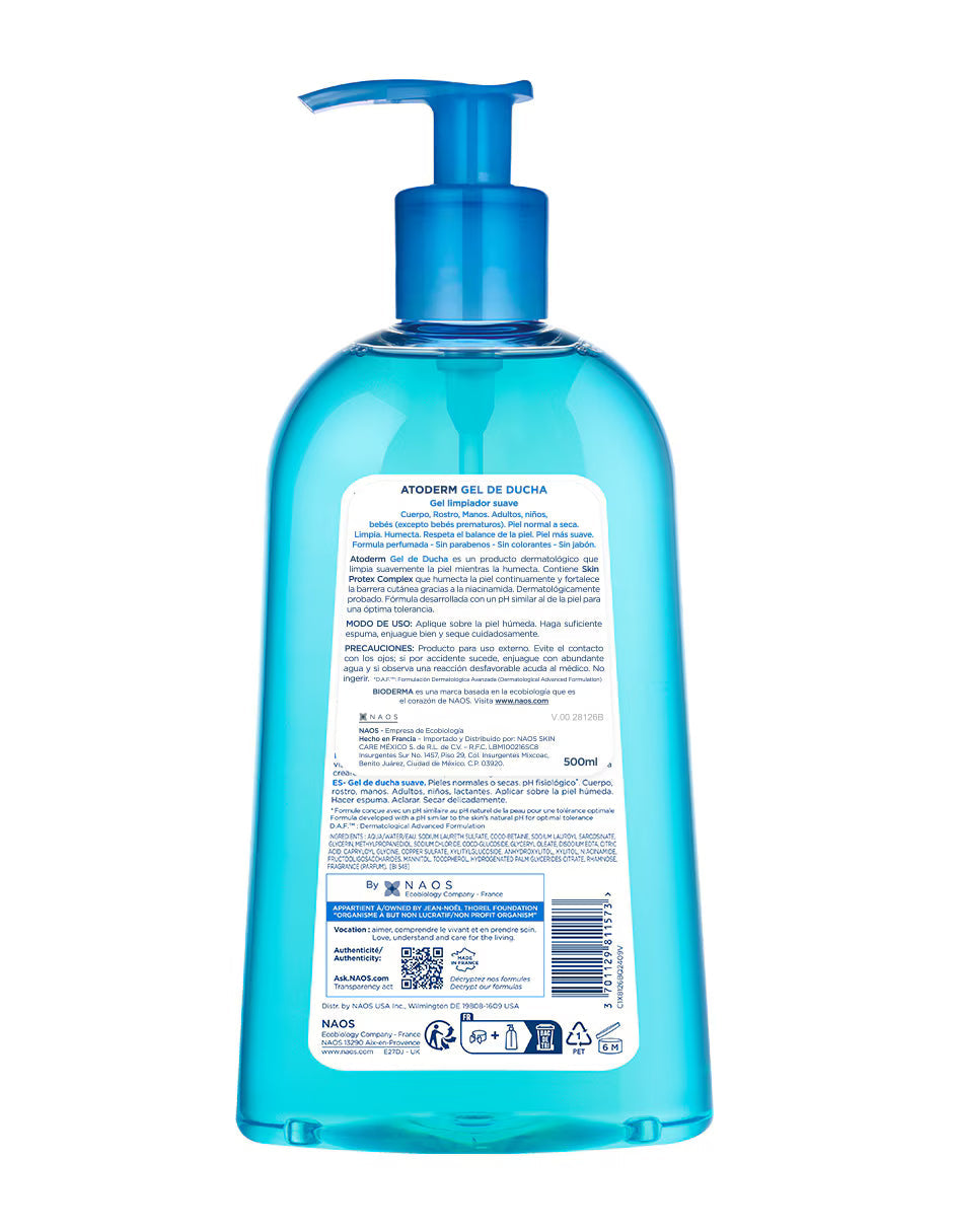 Bioderma Atoderm gel ducha 500ml