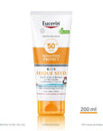 Eucerin Sun Niños Gel Crema Dry Touch FPS 50, 200ml.