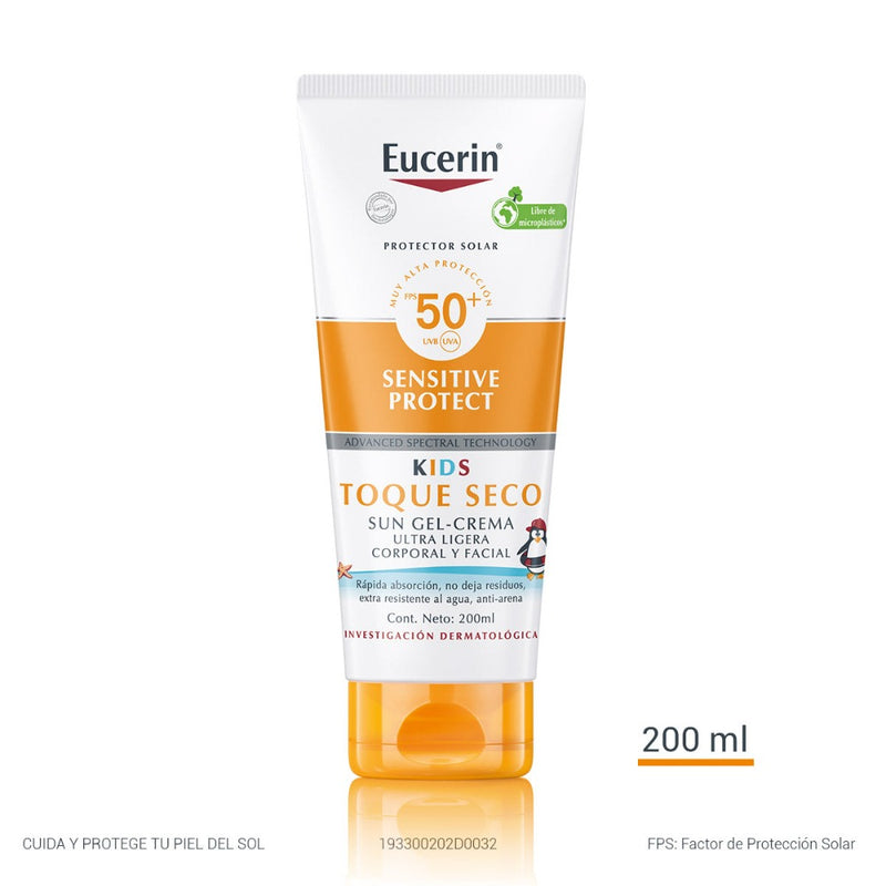 Eucerin Sun Kids Gel Crema Dry Touch Spf50 200ml