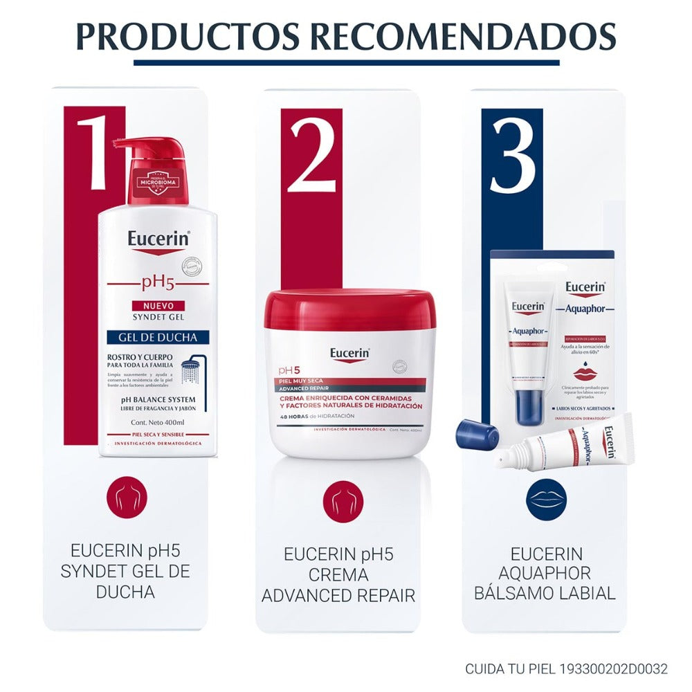 Eucerin Aquaphor Reparador Labial S.O.S. 10ml.