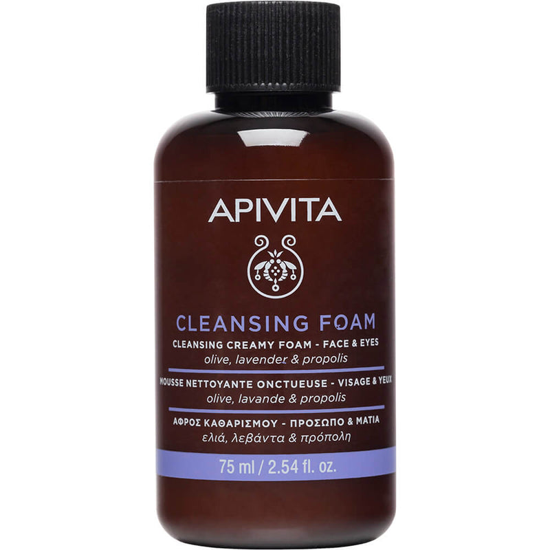 APIVITA Mini Espuma Limpiadora Facial Y Ojos 75ml.