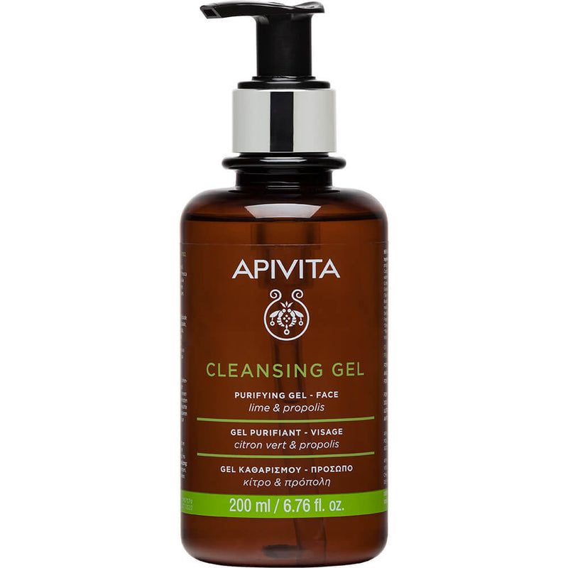 APIVITA Gel Limpiador Para Piel Mixta A Grasa 200ml.
