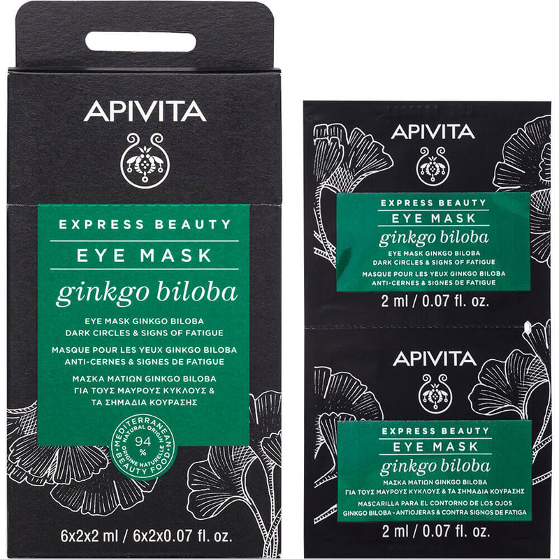 Apivita Express Mascarilla Para Ojos Revitalizante 2x2ml.