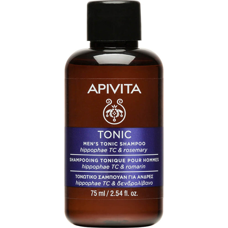 APIVITA Mini Shampoo Anticaída para Hombre con Hippophae 75ml.