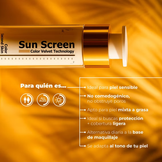FrezyDerm Sun Screen Color Velvet Face Cream SPF 50+ 50 ml