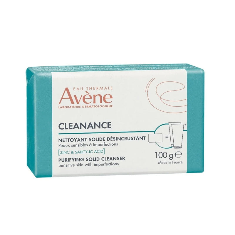 Avène Cleanance Barra Limpiadora Purificante 100g.