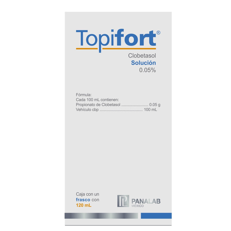 Panalab Topifort Solución Clobetasol 0.05% 120ml.