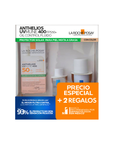 La Roche-Posay Kit Anthelios UVMune 400 Oil Control Fluido Con Color 50ml. + Agua Termal Prebiótica 50ml. + Agua Micelar 50ml.