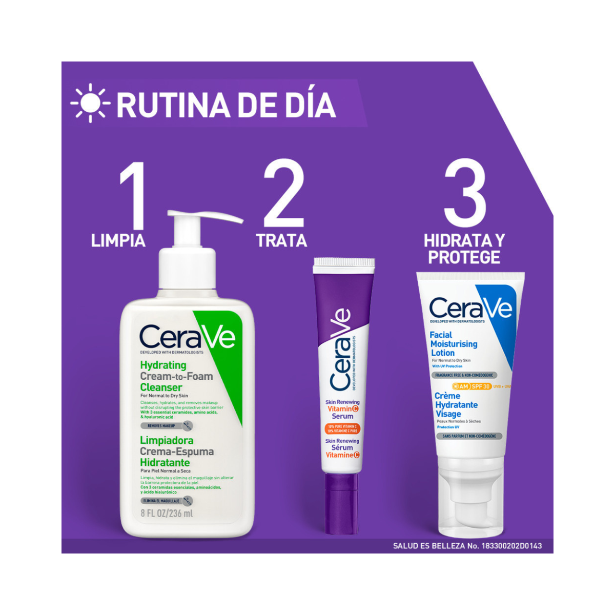 CeraVe Skin Renewing Serum Vitamina C Antioxidante 30Ml.