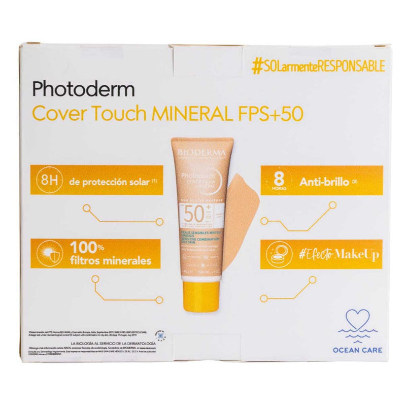 Kit-Photoderm Cover Touch Tono Claro 40ml+Sensibio H2O Eye 9ml+Sensibio H2O 10ml