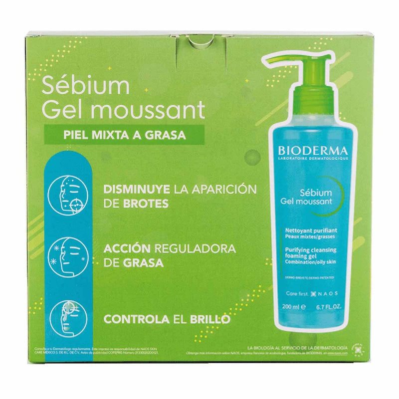 Kit Sebium Gel Moussant 200ml + Sebium Pore Refiner 15ml + Photoderm Nude Touch Claro 2ml